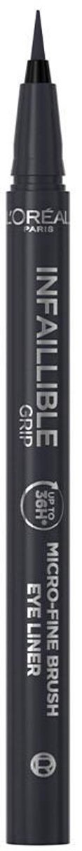 L'Oréal Paris - Vloeibare Eyeliner Infallible Grip Micro Fine Brush - 01 Obsedienn
