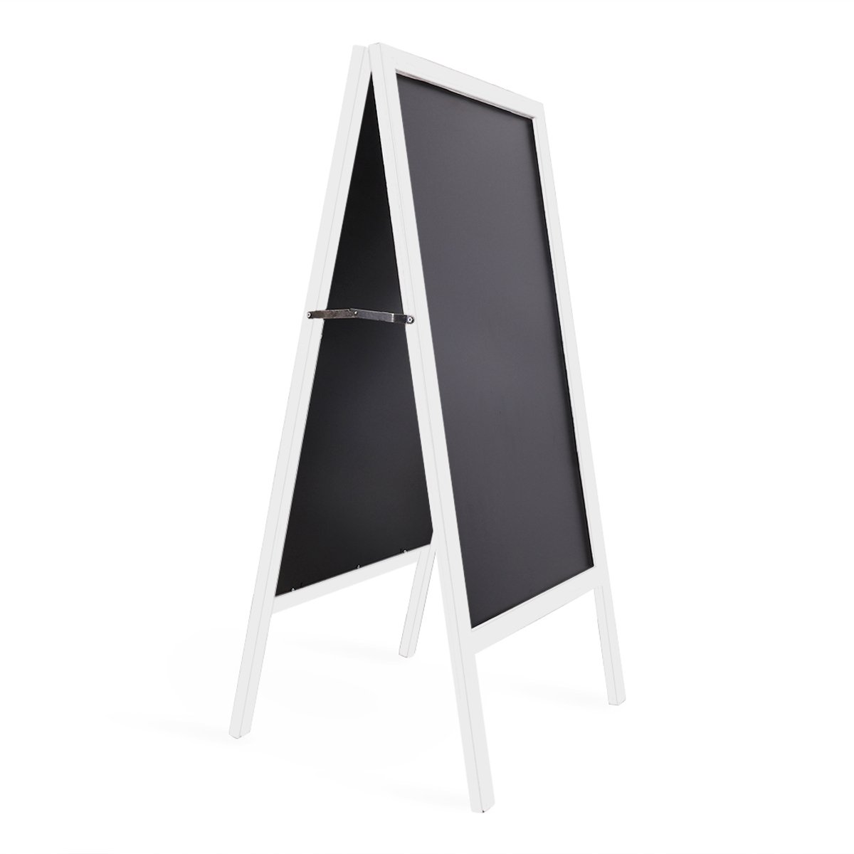 unho Houten Buitenreclamebord - 50 x 100 cm, Dubbelzijdig Magnetisch Krijtbord - Houten Menu Ezel - Met 2 Schoonmaakdoekjes - Ideaal voor Restaurants, Cafés, Bars, Bistro's