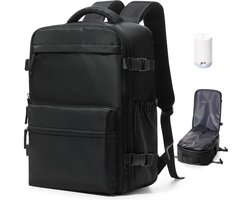 Vacuum Rugzak - Travel - Backpack - Airbag - Reistas - Handbagage Vacuüm - Grote Reisrugzak voor Dames en Heren - Inclusief draadlose pomp - Waterdicht - 50 Liter