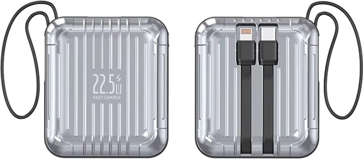 LuminexPro Super Mini Powerbank 10000mAh Snellader Draadloos - LuminexPro - €19,99