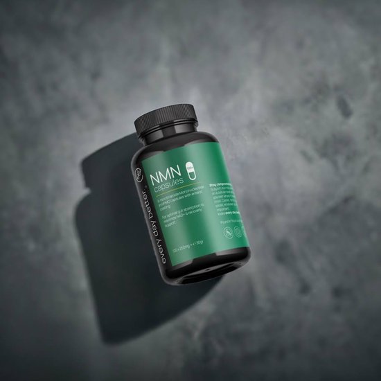 Capsules NMN Every Day Better® - 120 capsules - 250 mg par capsule - 2 à 4 mois | >99,5% Puur - Convient également aux chiens et aux chats