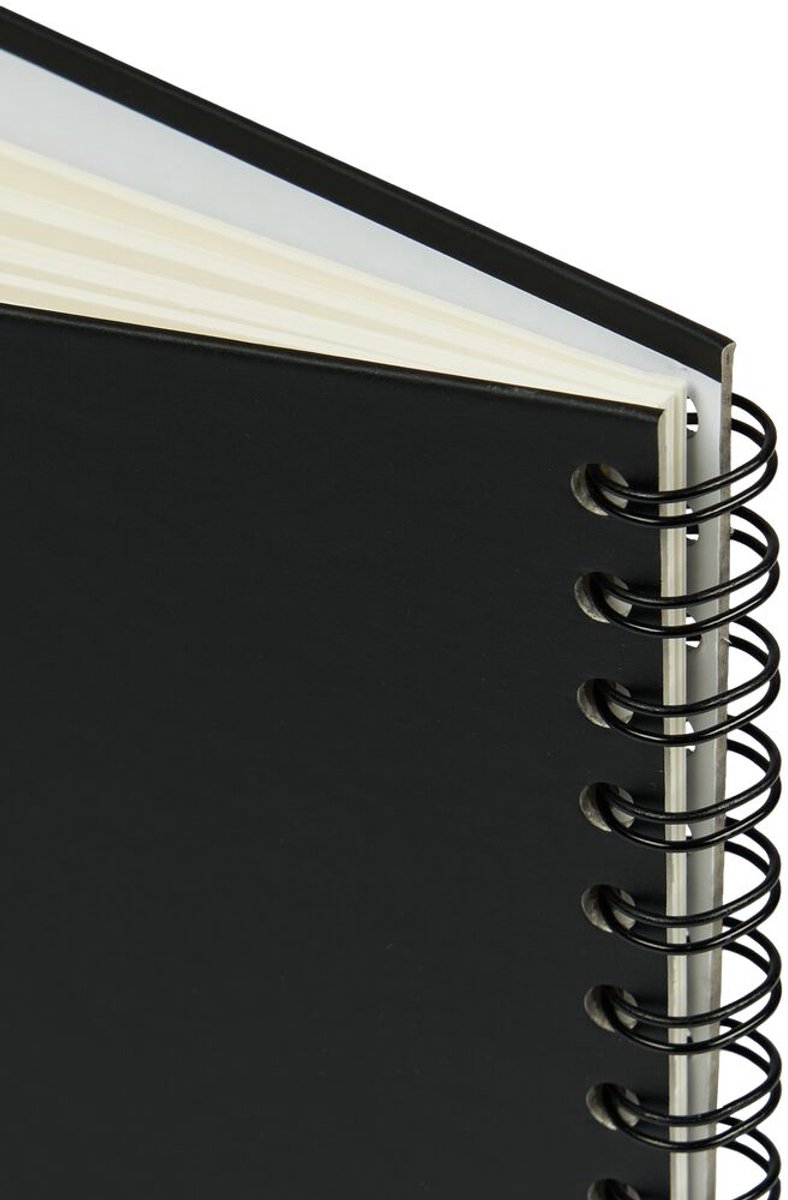 Oxford schetsboek - A5 - 50 vel - 100g papier - dubbel spiraal - harde kaft - zwart — afbeelding 9