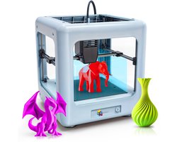 3D Printer Nano met 80 Meter PLA Filament - Printresolutie: 0,05 mm - 0,2 mm - Hobby - DIY - Wit - 3D&Print