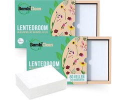 BambiClean Wasstrips Voordeelverpakking Lentedroom - 240 wasbeurten - Milieuvriendelijke Wasmiddeldoekjes - Wasmiddel Strips Proefpakket