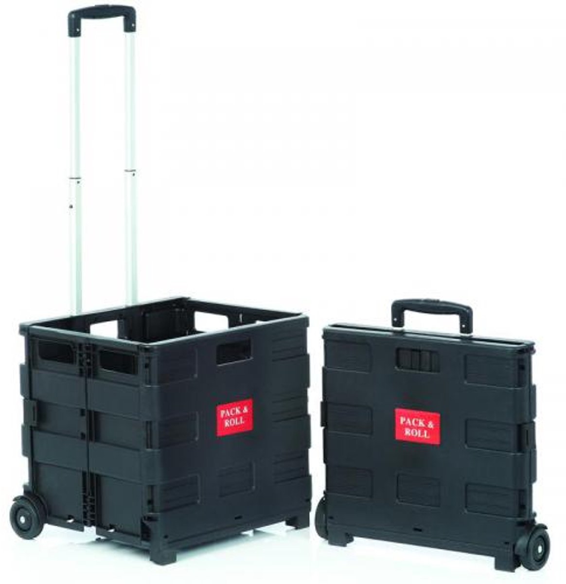 Seco opvouwbaar krat - zwart - tot 35kg - SE-ZY-LC-BK