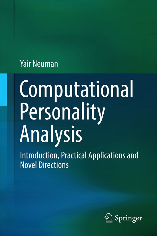 Computational Personality Analysis - cover