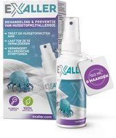 Exaller Anti Huisstofmijt Spray 150ml - 100% Natuurlijk huismijt bestrijder - Klinisch getest - Behandeling en Preventie van Huisstofmijtallergie