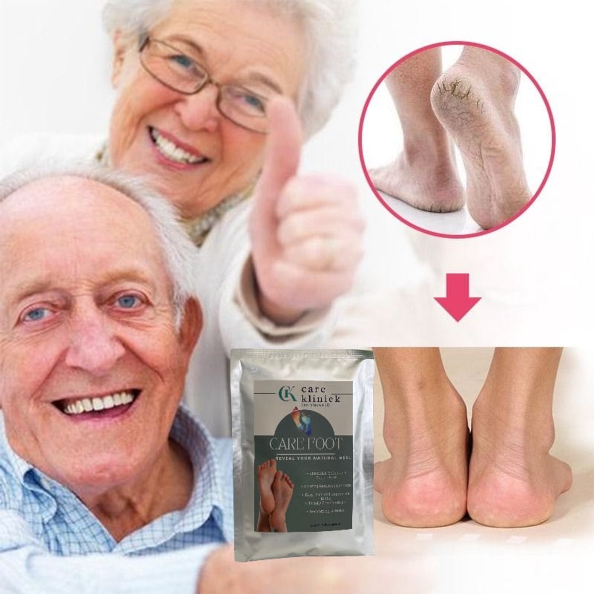 Goedkoopste EeltVerwijderaar-VoetenMasker peeling- Eeltsokken Voetenmasker - Foot Peel Mask- Baby Soft Feet-Heerlijk zachte voeten-2 stuks