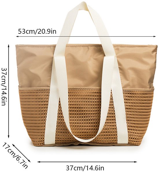 Lot De 4 Sacs De Shopping Pliables En Tissu - 40 X 33 Cm, Multicolore, Neuf Sans étiquettes