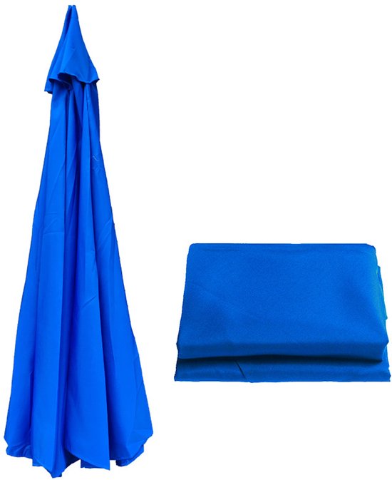 Halve parasol, vervangend dak, 5 stangen, parasol, halfrond, vervangende hoes, halfscherm, schaduwdoek voor balkon, tuin en terras, zonwering (kaki