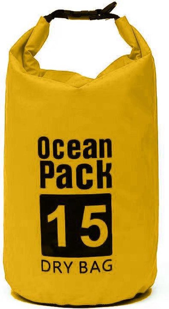 Nixnix® - Waterdichte Tas - Dry bag - 15L - Geel - Ocean Pack