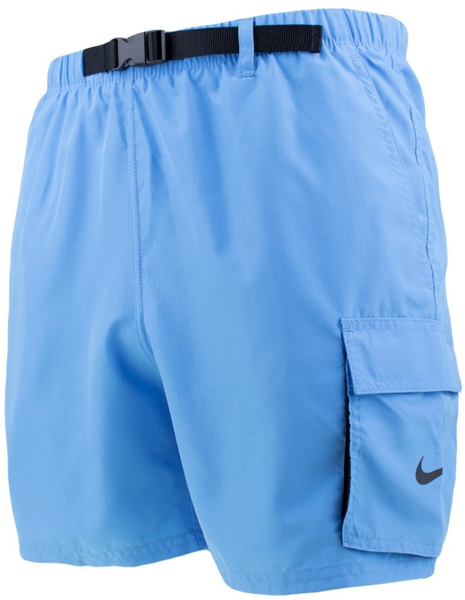 Nike heren rits zwemshort voyage Blauw