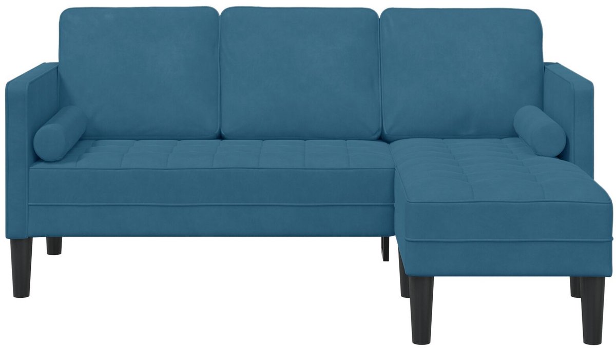 vidaXL - Bankstel - 2 - st - Blauw - Polyester
