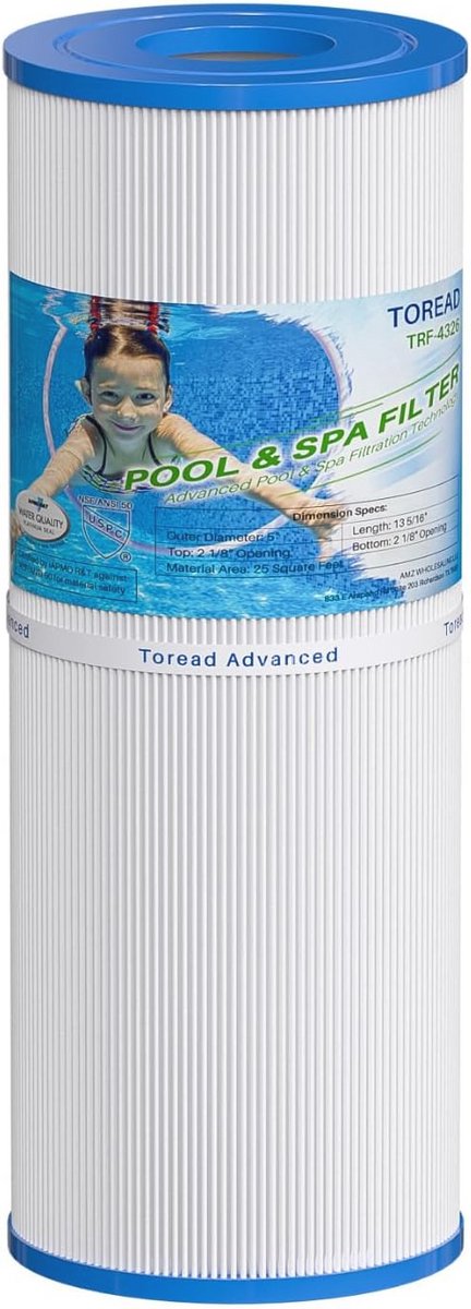 Vervangingsfilter voor Spa - PRB25-IN, Unicel C-4326 Compatibiliteit, 5 x 13 inch