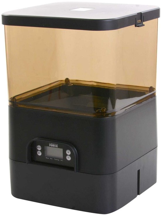 AquaForte Fish Feeder 8L Grijs Automatische Voederautomaat - AquaForte - €146,50