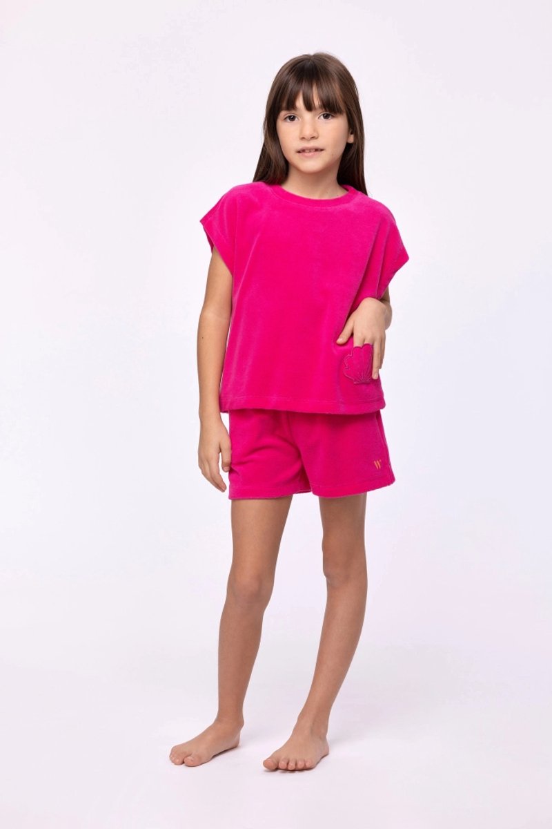 Woody Studio set meisjes - fuchsia - 251-12-YHA-T/336 - maat 176