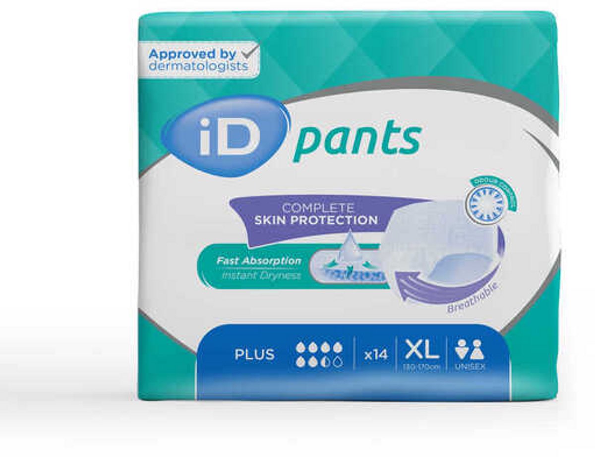 ID Pants Plus XL - 4 pakken van 14 stuks