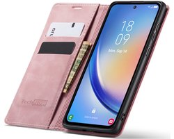 Étui portefeuille en Cuir Slimline rose pour Nothing Phone 3a