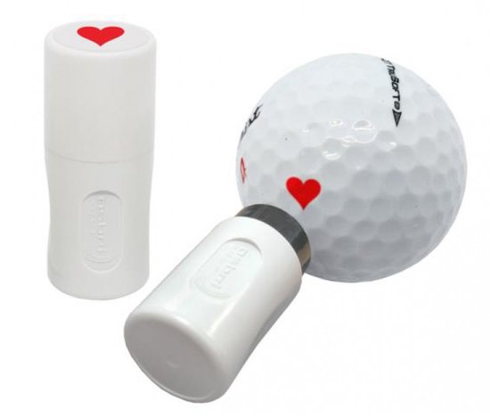 Asbri Golf Ball Stamper Heart - golfbalstempel van Asbri — afbeelding 2