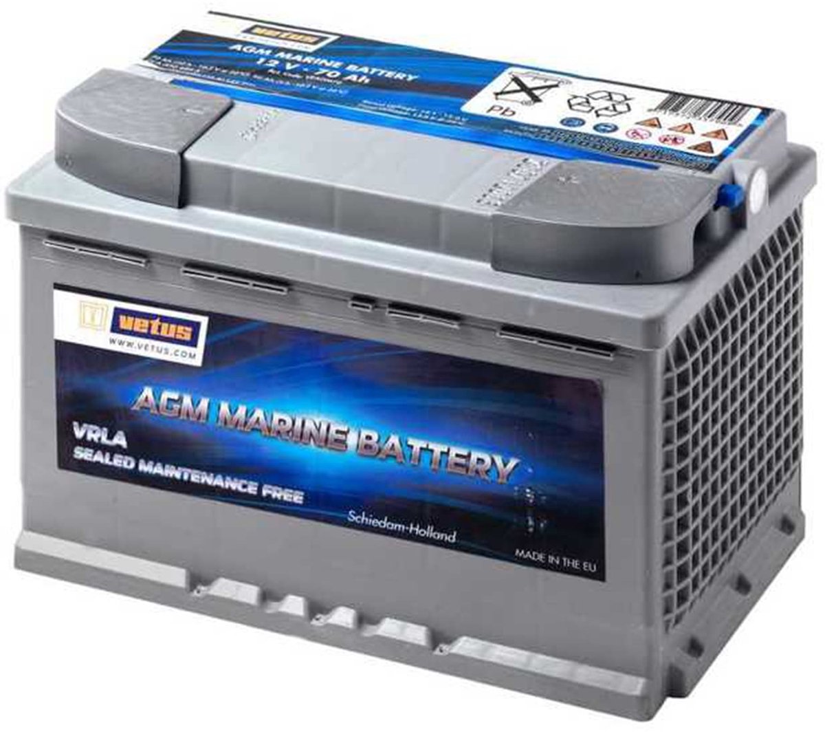 VETUS 12V AGM Accu 70Ah | VEAGM70
