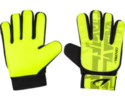 Avento Keepershandschoenen - Junior - Geel/Zwart - Maat M - PU Grip