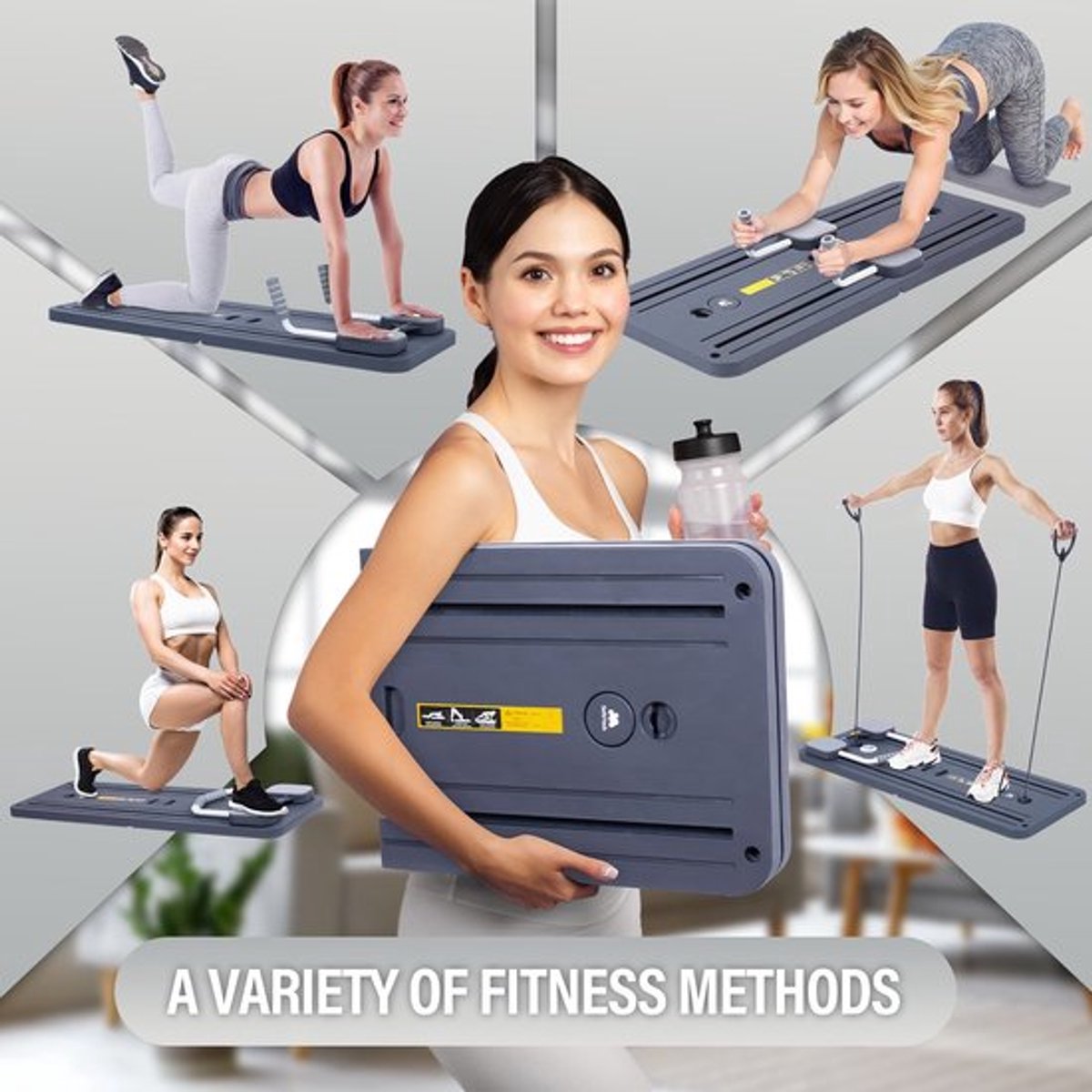 Lakerain Pilates Board Complete Workout Set met Zwarte - afbeelding 3