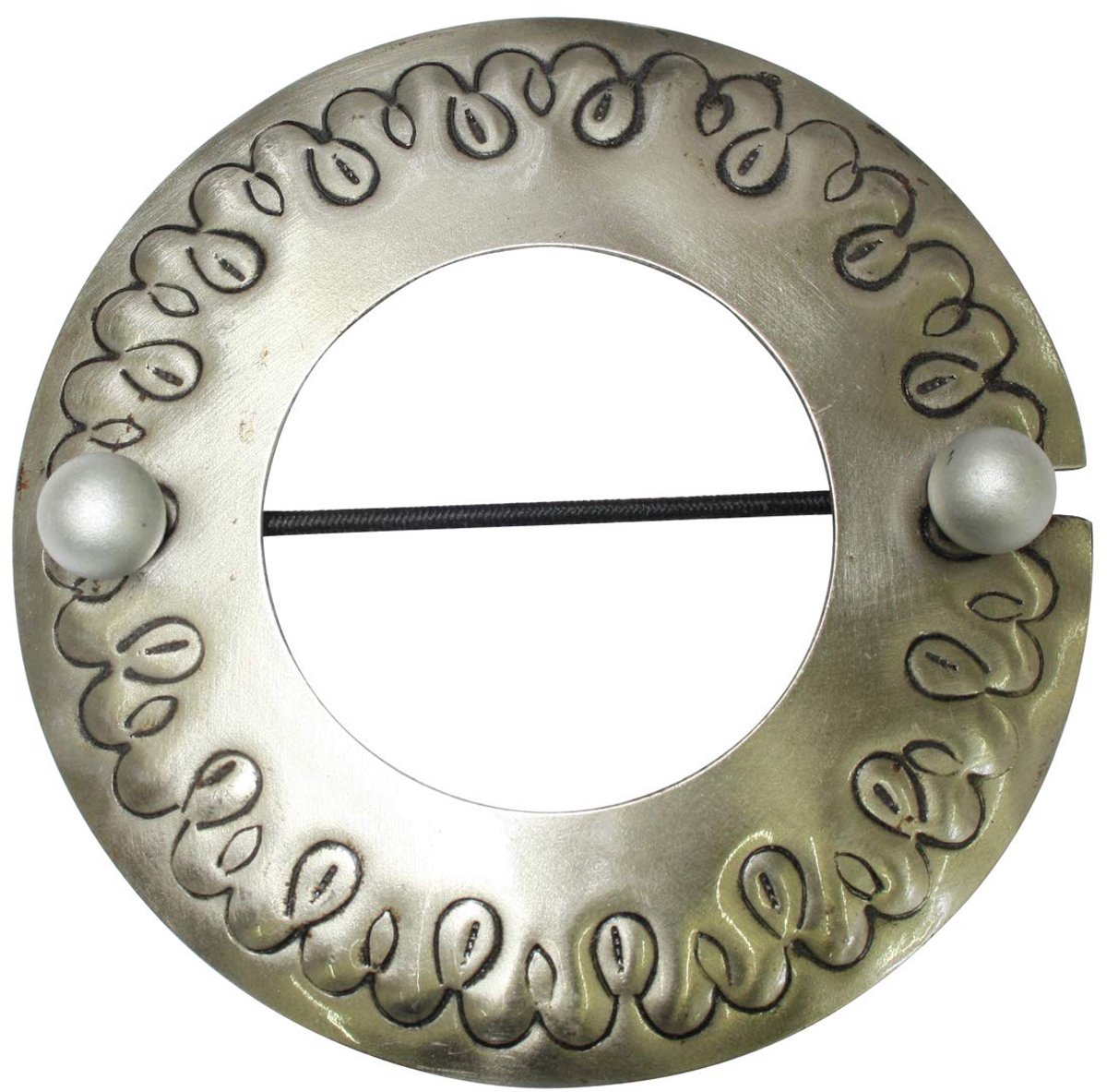 Ibenzoa® Stijlvolle Metalen Klemring voor Gordijnen en Stoffen, Ø 12 cm, Elegant Ontwerp en Robuuste Afwerking