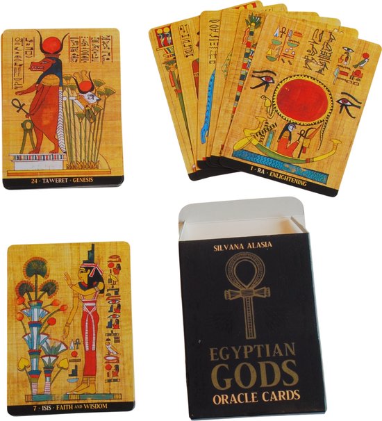 Acheter Oracle Egyptian Gods - Dieux Egyptiens - Boutique Paris - Tirage de Cartes - Lo Scarabeo