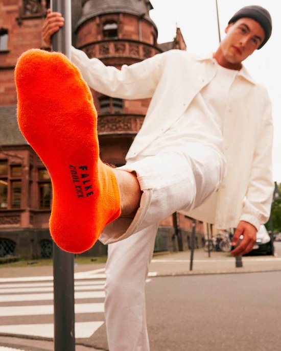 FALKE Cool Kick Anatomical Plush Sole Functional Yarn Chaussettes Unisexe Gris - Taille 39-41