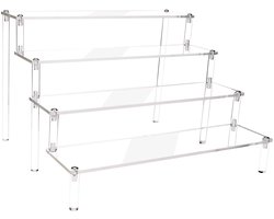 Ibenzoa® Elegante Transparante Displaystandaard voor Parfum, Cosmetica en Sieraden in Huis en Winkel