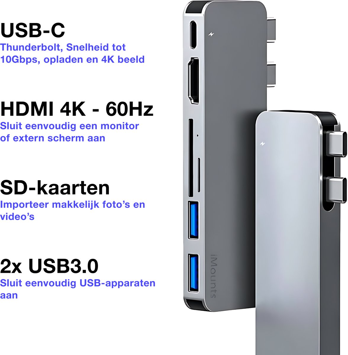 iMounts MacBook USB-C Hub thumbnail 4