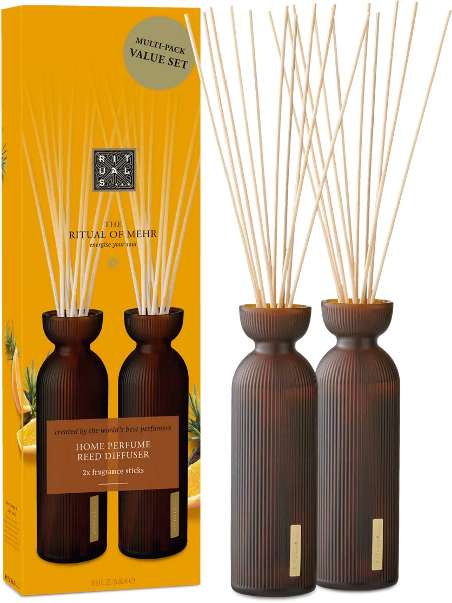 Rituals- Of mehr Home Parfüme 2 x Fragrance Sticks 250 ml x 2 = 500 ml Reed Diffuser