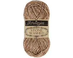 Scheepjes Stone Washed 50 gr - 822 Brown Agate