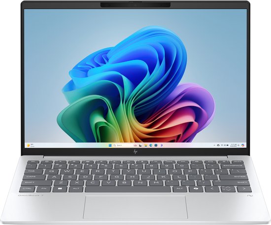 HP OmniBook 7 - Laptop - 13,3" - AMD Ryzen AI 7 350 - 32GB RAM / 1TB SSD - Windows 11 Home - Zilver - HP - Hoofdafbeelding