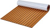 Revêtement de sol pour bateau, pont en mousse EVA 240 x 90 cm, Revêtements de sol antidérapant et auto-adhésif, 2 m², pour Bateaux, yachts, pontons et kayaks