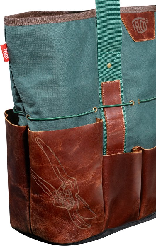 FELCO 481 Tuiniertas - Waterdicht katoenen canvas & eersteklas leer van Felco — afbeelding 4