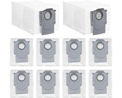 10 x Stofzuigerzakken geschikt voor Roborock Q Revo / P10/P20/V20/S8 - stofzak vervanging