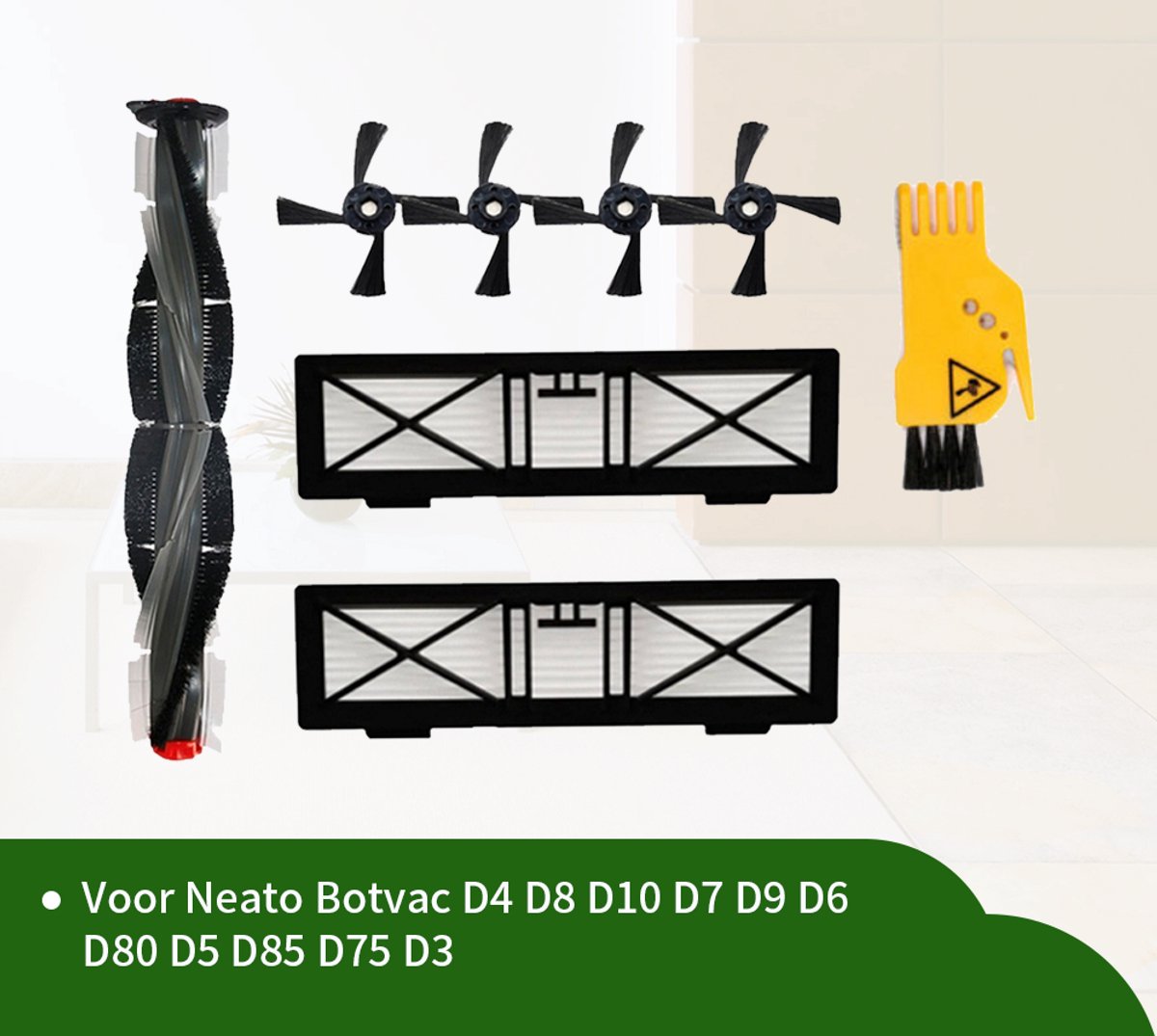 Replacements® onderdelen geschikt voor Neato Botvac D-Series (niet de D8) - 8-delig