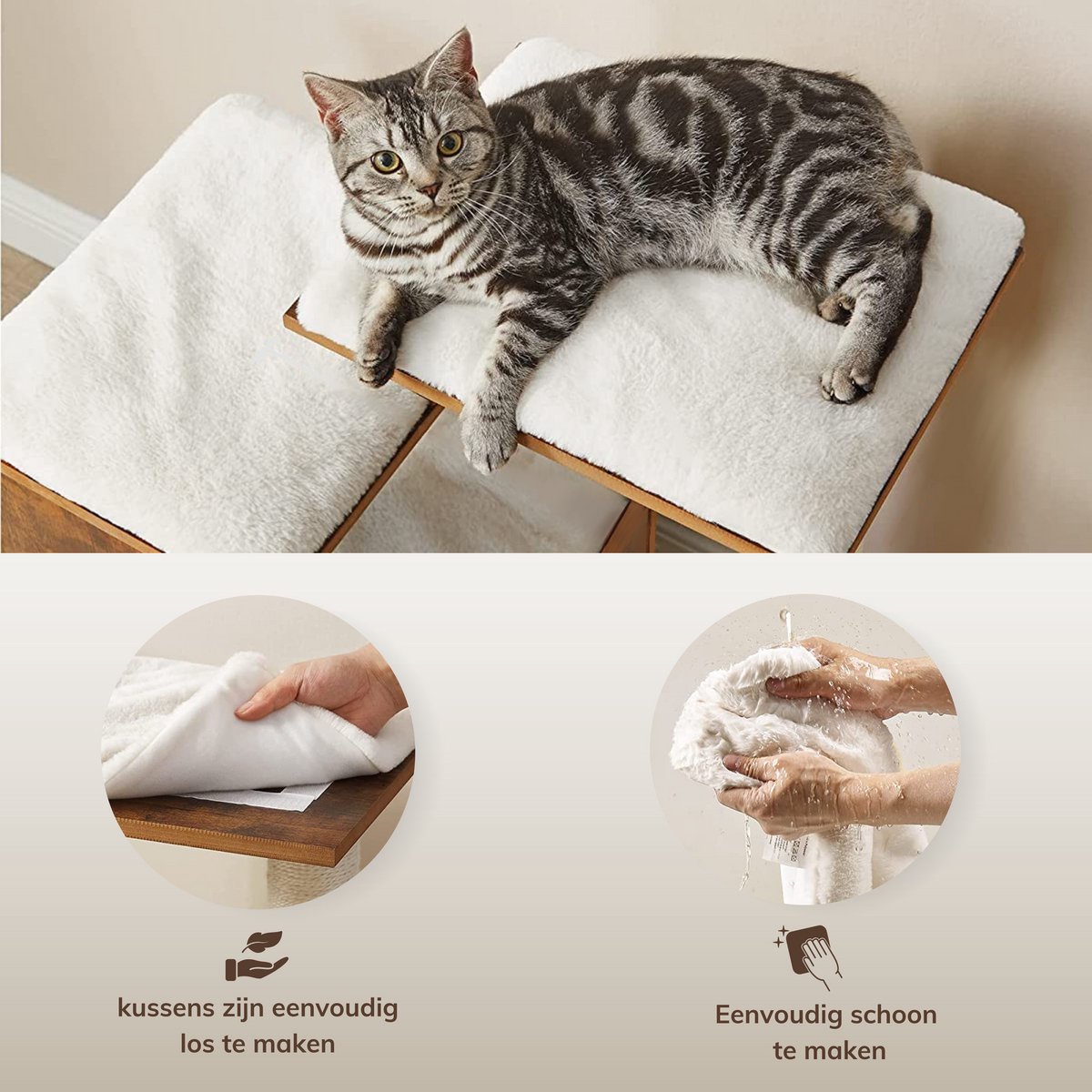 ACAZA ACAZA 86 cm Kattenkrabpaal - afbeelding 5