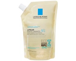 La Roche-Posay Lipikar Wasolie AP+ navulverpakking - Douchemiddel - voor een droge, eczeem, gevoelige huid- 400ml