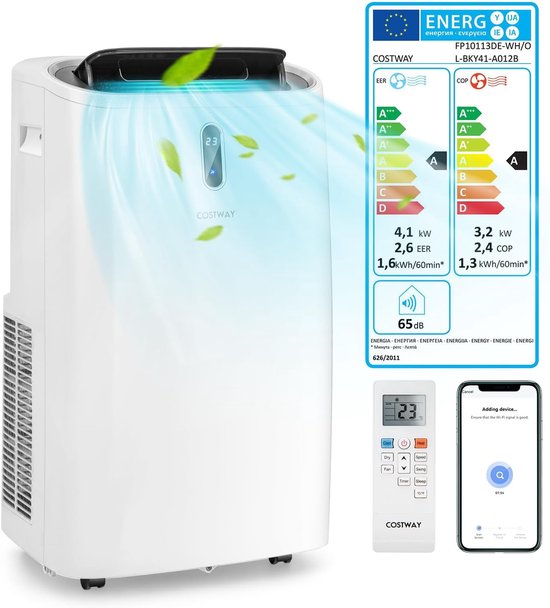 FDS Mobiele Airco 14000 BTU met Verwarmingsfunctie en - FDS - €484,99