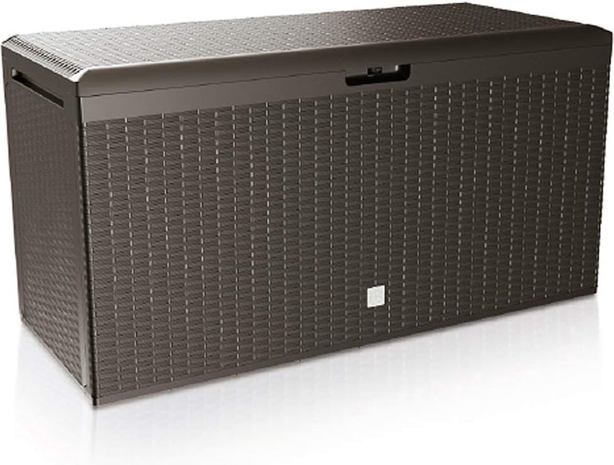 Thuys – Kussenbox Waterdicht – Kussenbox Voor Buiten – 114cm x 47cm x 60cm – 290 Liter – Bruin