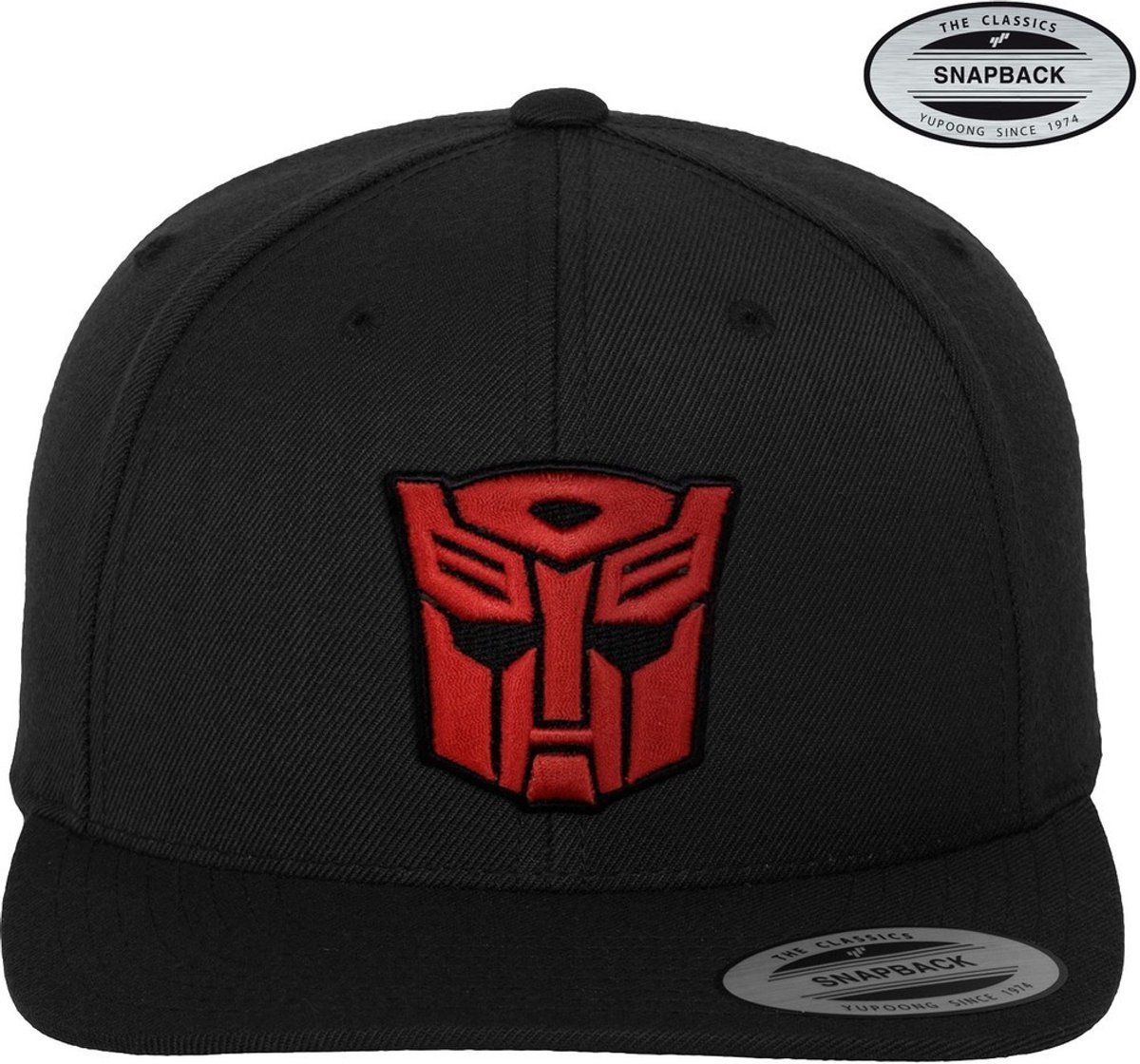 Transformers Autobots 3D Patch Baseball Flexfit Cap Black-S/M