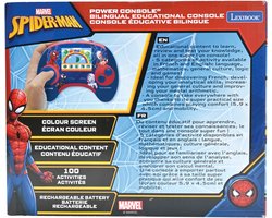 Power Console Spiderman de jeux éducative bilingue en français et anglais