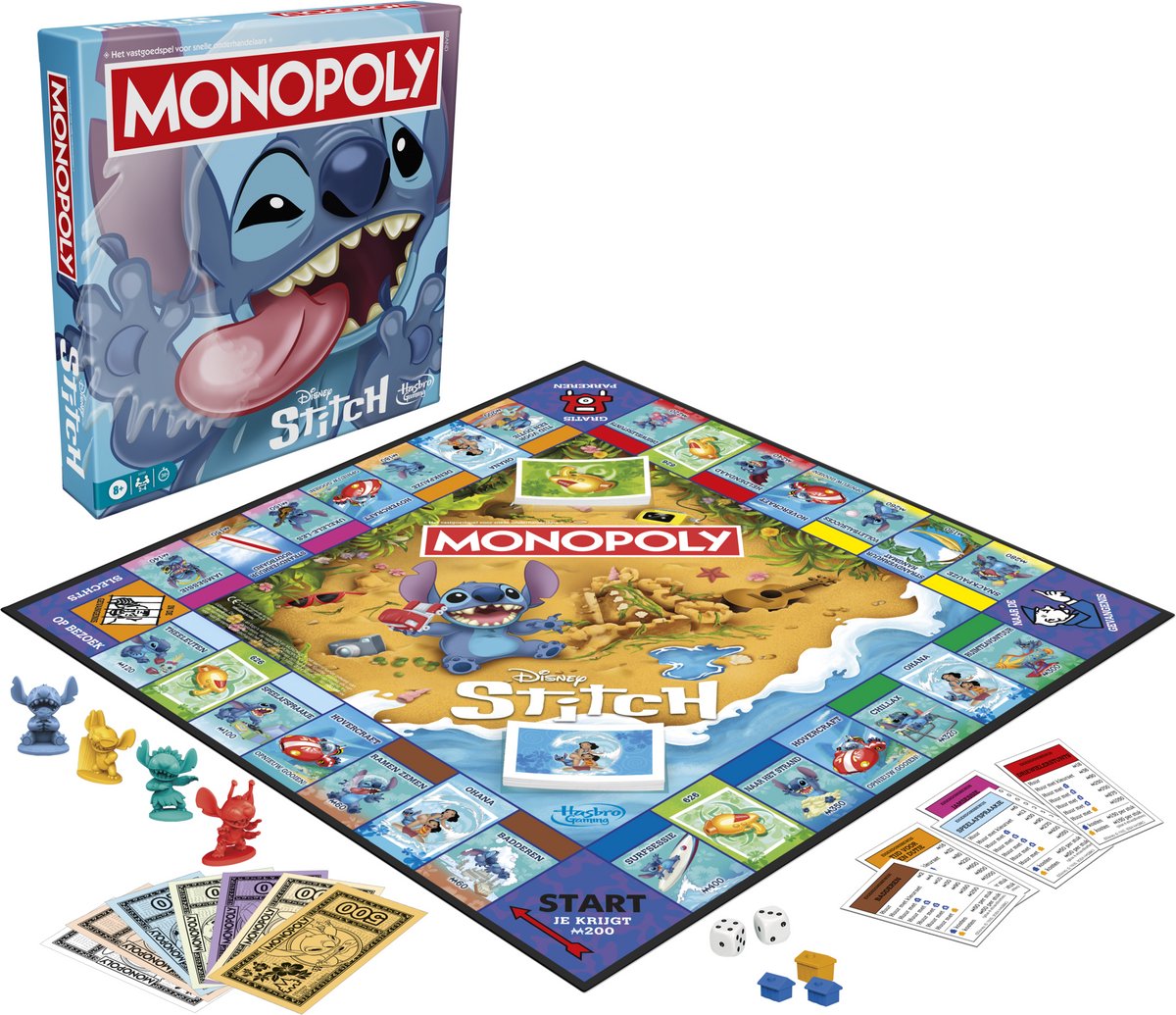 Monopoly Stitch - Nederlandse Editie - Gezelschapsspel — afbeelding 4