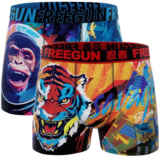 Lot de 5 Boxers Microfibre homme La Vache Qui Rit, Apéricube, Imprimé