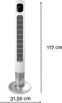 Bol.com AIR AND ME Ventilator Fantasy - Kolomventilator / Staande Ventilator - 120cm + 20m² - 35W - 3 Blaassterktes - Slaapmodus... aanbieding