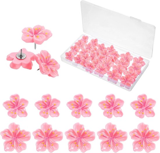 Push Pins 30 Stuks Thumbacks Voor De Muur Decoratieve Bulletin Board Kopspijkers Set Van 30 Geschikt Voor Kaart Kurk Boord Foto Display Kantoor Thuis