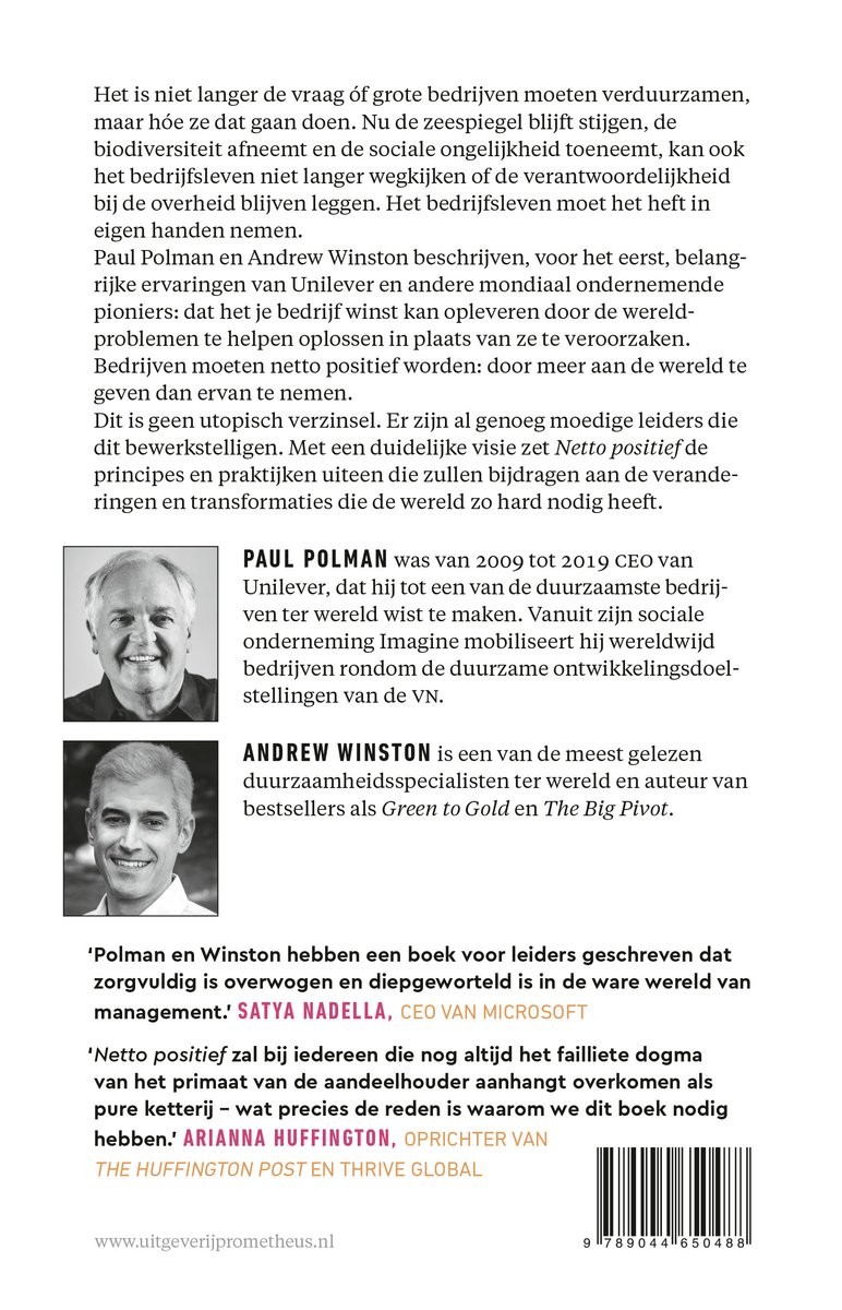 Netto positief - back cover