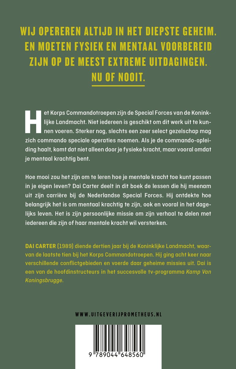Nu of nooit - back cover
